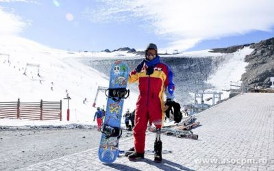 VIDEO / Mihăiță Papară, singurul reprezentant al României la Jocurile Paralimpice de iarnă