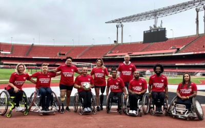 VIDEO / Exemplu de incluziune socială pentru paralimpici la meciul de fotbal Sao Paulo-Avai