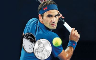 Federer, primul elvețian în viață a cărui figură va fi gravată pe monede