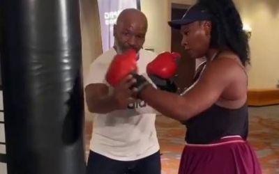 VIDEO / Serena Williams s-a antrenat cu fostul boxer Mike Tyson