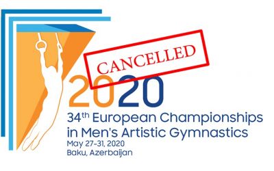 Campionatele Europene de gimnastică, amânate din cauza pandemiei