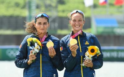 VIDEO / Primul aur românesc la Tokyo. Ancuţa Bodnar şi Simona Radiş, campioane olimpice la dublu vâsle