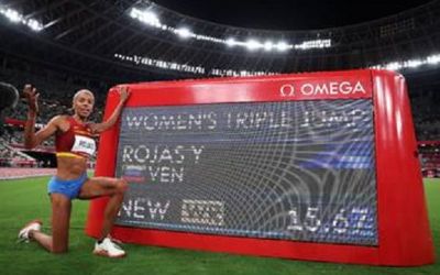 Aur olimpic cu record mondial pentru venezueleana Yulimar Rojas la triplusalt