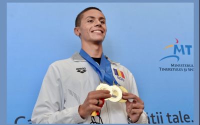 David Popovici, o nouă medalie de aur la Europeanul pentru juniori