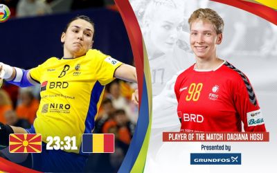 Cu Neagu în zi bună, România avansează în grupele principale la Europeanul de handbal