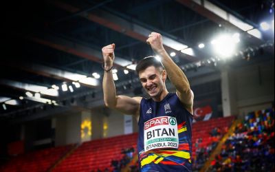 VIDEO / 8 metri pentru bronz. Gabrial Bitan a urcat pe podium la săritura în lungime de la Campionatele Europene