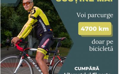 Cristian Iosep traversează Europa pe bicicletă și vinde kilometri celor care vor să-i afle provocările