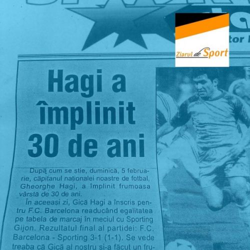Gheorghe Hagi împlinește 50 de ani. Biografia sa și amintiri cu „Maradona din Carpați” ! 