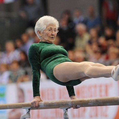 Inedit / Johanna Quaas: gimnasta de 91 de ani