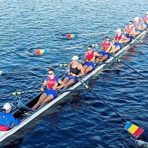 Aur pentru echipajul feminin de 8+1 al României la Mondialele de canotaj