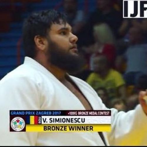 Judoka Vlăduț Simionescu a cucerit medalia de bronz la Grand-Prix-ul de la Zagreb