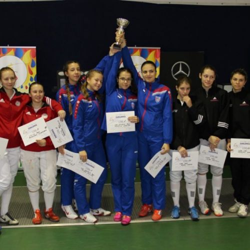 CSA Steaua s-a impus în Cupa României la sabie feminin pe echipe