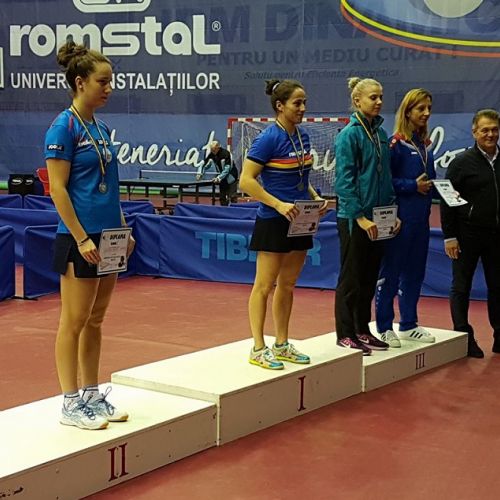Irina Ciobanu, campioană națională la tenis de masă. Eliza Samara s-a clasat pe 3