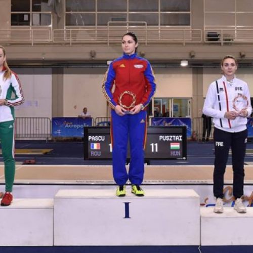 Bianca Pascu, medaliată cu aur la etapa de Cupă Mondială de sabie de la Atena