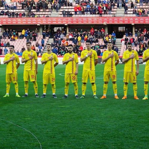 Naționala de tineret a României, învinsă de Spania în meci amical