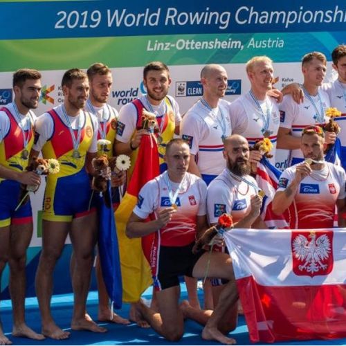 Echipajul masculin de patru rame al României obține argintul la Mondiale