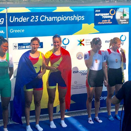 Nouă medalii de de aur, una de argint și două de bronz pentru România la Campionatele Europene de Canotaj Tineret- U23