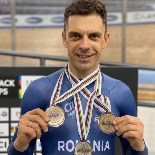 Eduard Novak, trei medalii la Mondialele de paraciclism pe velodrom
