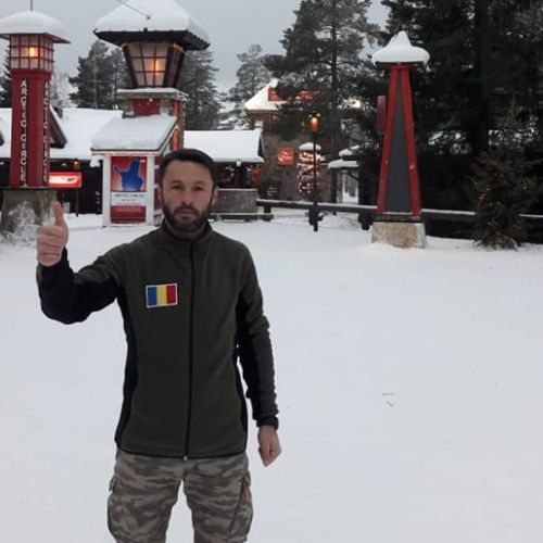Pompierul Iulian Rotariu, câștigător al cursei extreme Nomad Lapland
