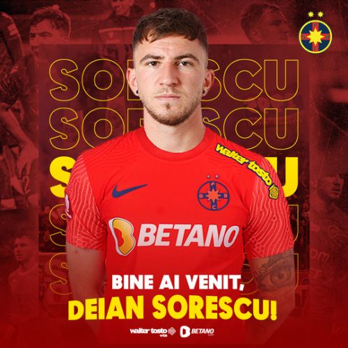 Deian Sorescu, noul fotbalist al FCSB