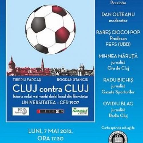 Se lansează o carte despre derbyul Clujului
